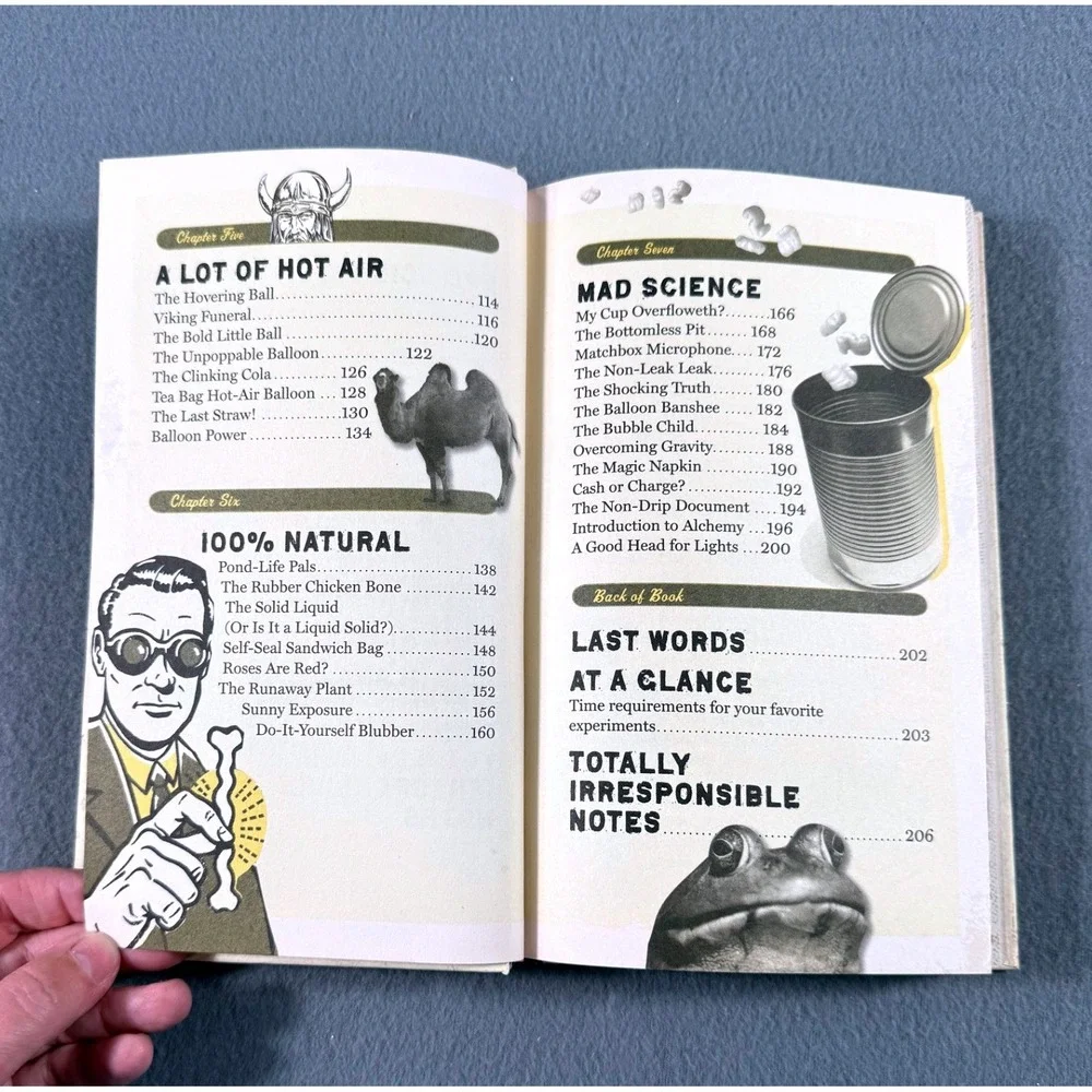 Totally Irresponsible Science Book Sean Connolly Hardcover‎ Kids STEM Homeschool